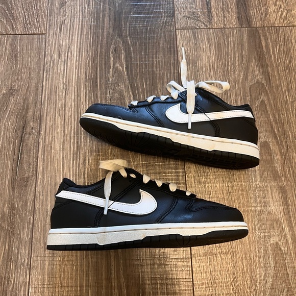 Nike Other - Nike Kids Panda Dunks Black White Size 13C